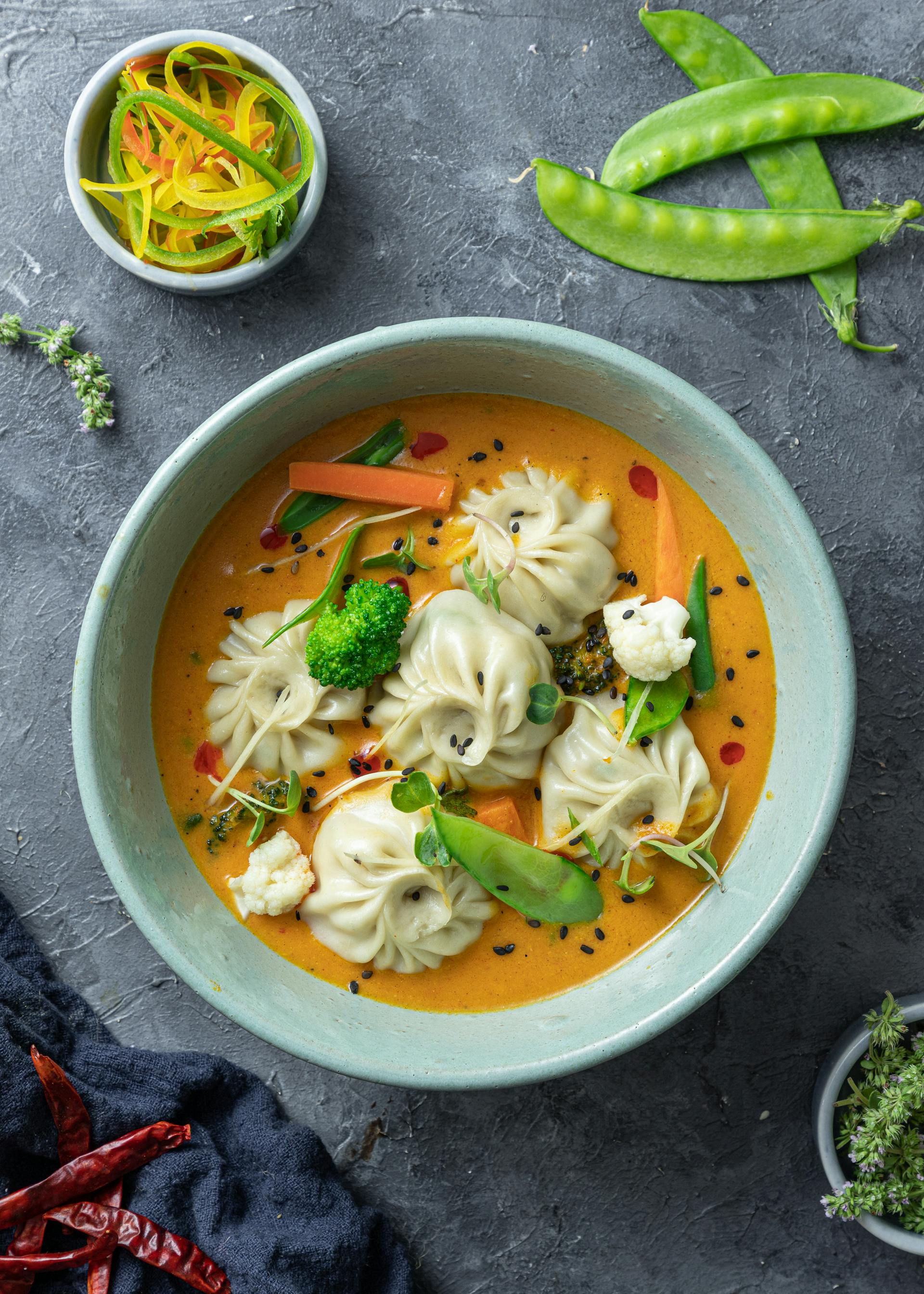 Momos tibétains